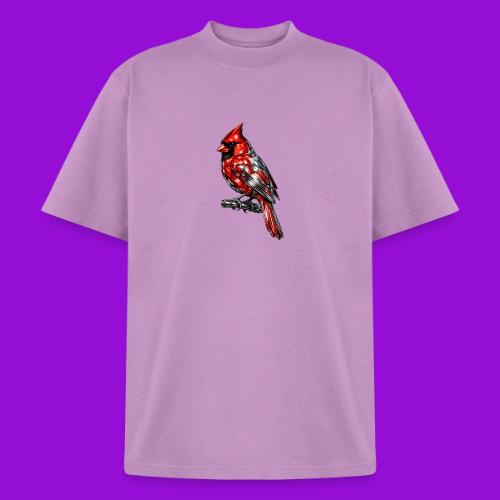 Silver Cardinal - Heavyweight Washed Unisex T-Shirt