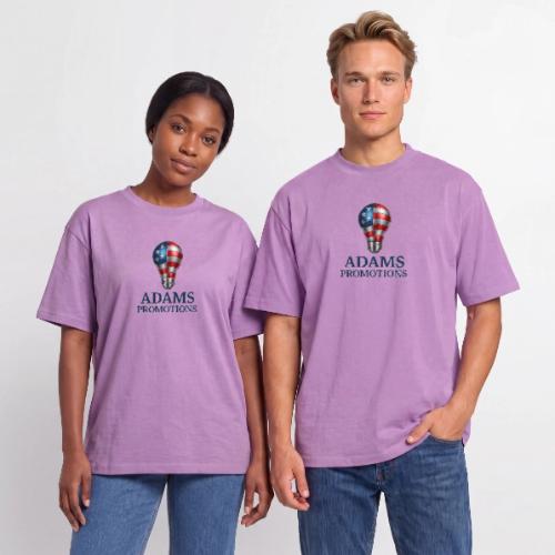 Adams promotions American flag metallic light bulb - Unisex Garment Dyed T-Shirt