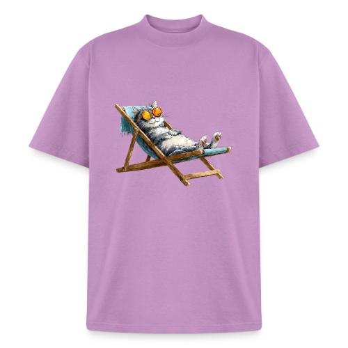 Sunshine Cat Mode - Heavyweight Washed Unisex T-Shirt