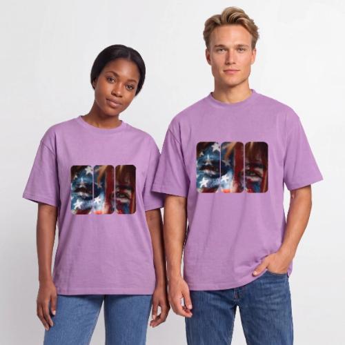 USA: Stars in Their Eyes - Unisex Garment Dyed T-Shirt