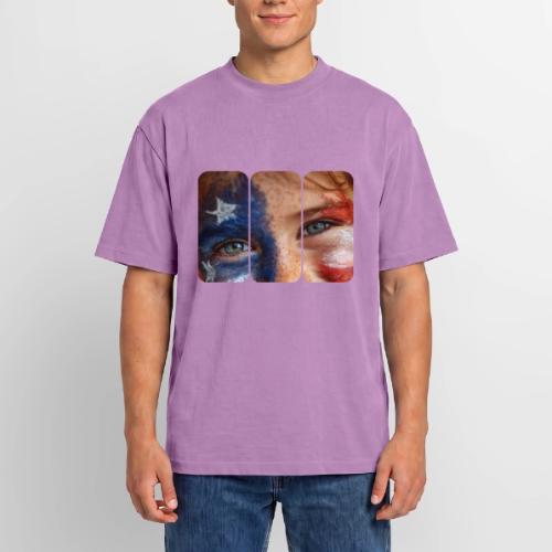 USA: Patriot Gaze - Unisex Garment Dyed T-Shirt