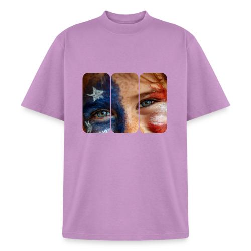 USA: Patriot Gaze - Heavyweight Washed Unisex T-Shirt