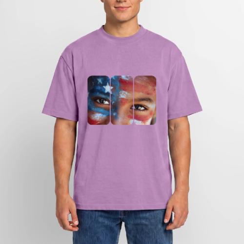 USA: Eyes of the Flag - Unisex Garment Dyed T-Shirt