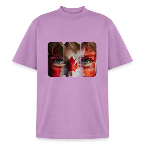 Canada: Maple Leaf Gaze - Heavyweight Washed Unisex T-Shirt
