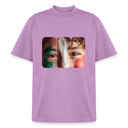 Mexico: Three Stripes of Pride - Heavyweight Washed Unisex T-Shirt
