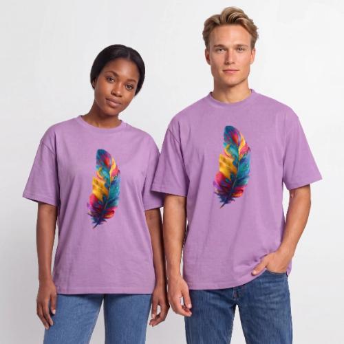 Spectrum Feather Flow - Unisex Garment Dyed T-Shirt