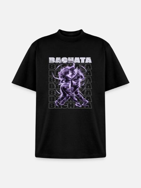 Sensual Latin Bachata Bachateros - Unisex Garment Dyed T-Shirt - black