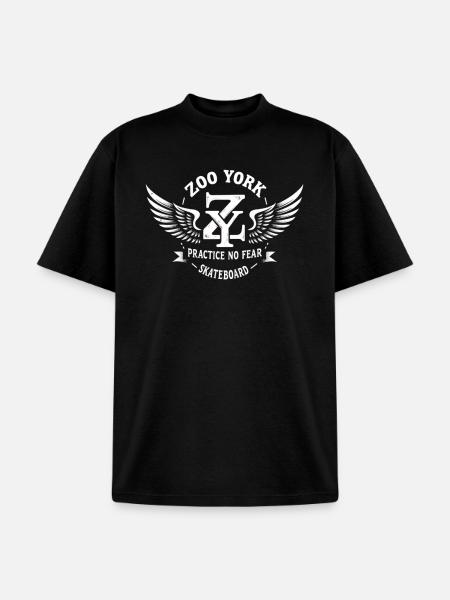Zoo York Wings - Unisex Garment Dyed T-Shirt - black