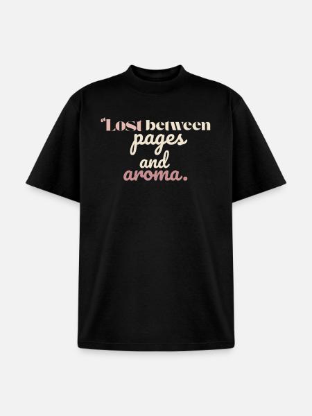 Lost Between Pages and Aroma” - Unisex Garment Dyed T-Shirt - black
