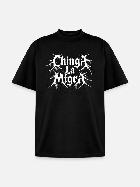 Gothic Roots Typography - Unisex Garment Dyed T-Shirt - black