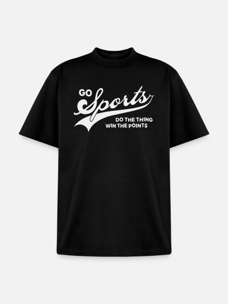 Go Sports - Unisex Garment Dyed T-Shirt - black
