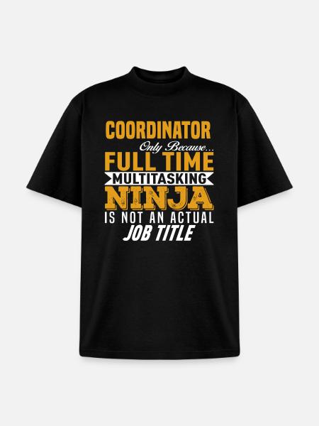 Coordinator - Unisex Garment Dyed T-Shirt - black