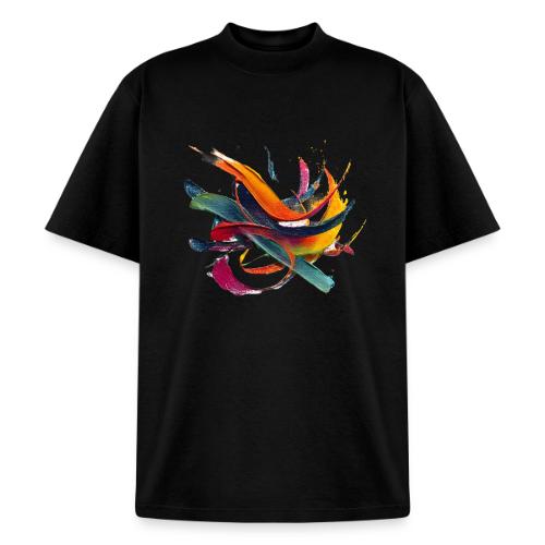 Colorful Waves - Heavyweight Washed Unisex T-Shirt