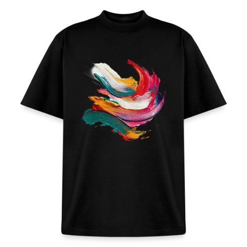 Colorful brushstrokes - Heavyweight Washed Unisex T-Shirt