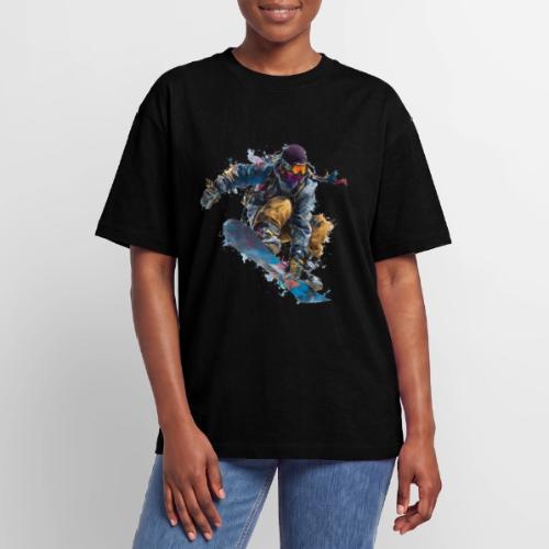 Snowboarding: Splash of Speed - Unisex Garment Dyed T-Shirt
