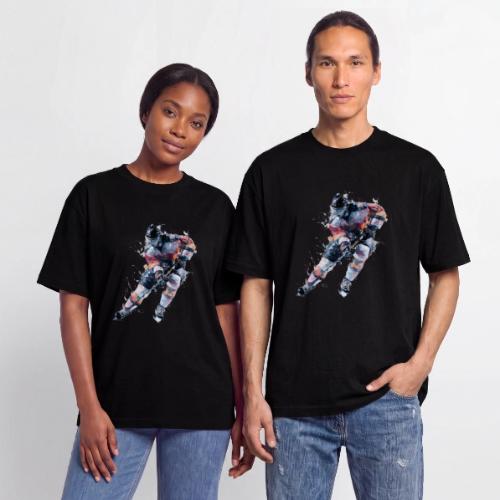 Hockey: Frozen Motion - Unisex Garment Dyed T-Shirt
