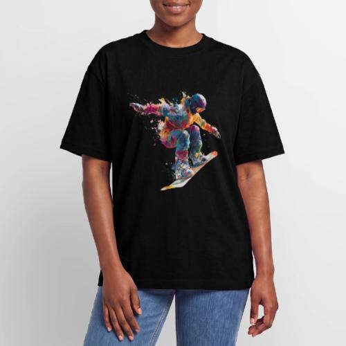 Snowboarding: Frozen Flight - Unisex Garment Dyed T-Shirt