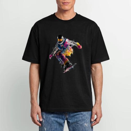 Snowboarding: Frozen Palette - Unisex Garment Dyed T-Shirt