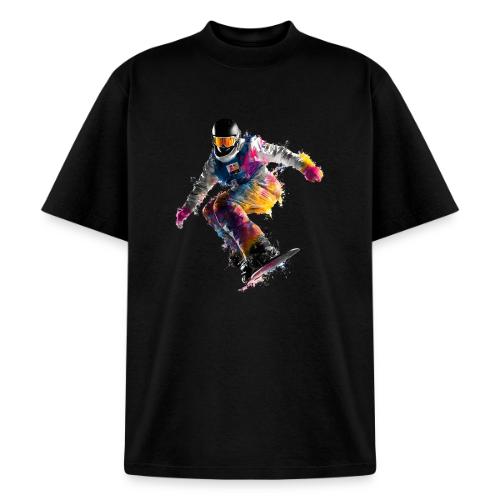 Snowboarding: Frozen Palette - Heavyweight Washed Unisex T-Shirt