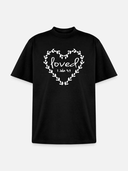 Loved Religious - Unisex Garment Dyed T-Shirt - black