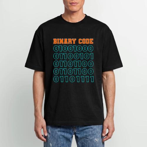 Say Hello in Binary code - Unisex Garment Dyed T-Shirt