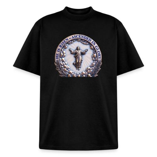 He Is Risen Ascended In Glory T Shirt, Gift - Heavyweight Washed Unisex T-Shirt