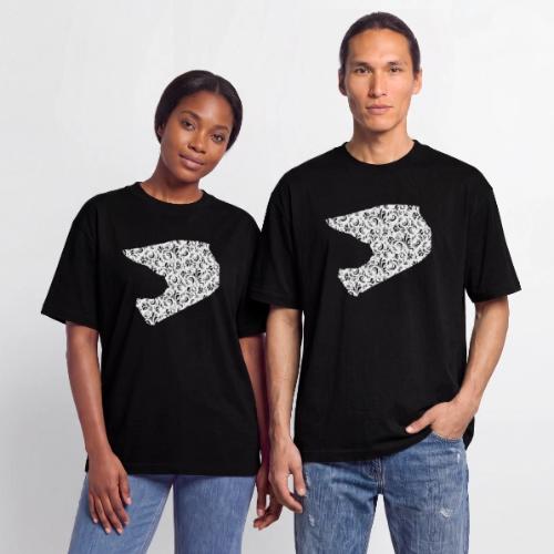 Floral Helmet - Unisex Garment Dyed T-Shirt
