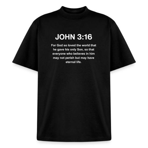 John 3:16 Christian Apparel – White - Heavyweight Washed Unisex T-Shirt