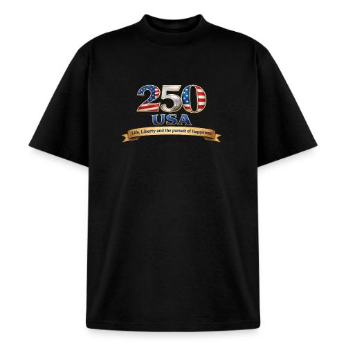 250 USA Liberty Banner - Heavyweight Washed Unisex T-Shirt