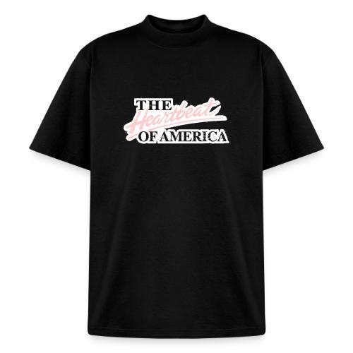 The Heartbeat of America - Heavyweight Washed Unisex T-Shirt