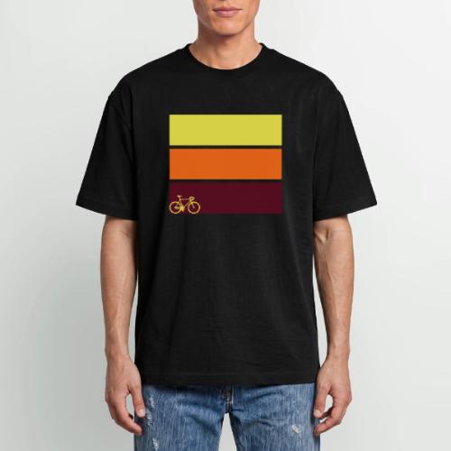 tricolor with bicycle - Unisex Garment Dyed T-Shirt