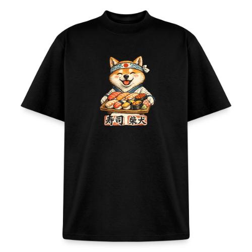 Funny Shiba Inu Sushi Kawaii Dog Tee - Heavyweight Washed Unisex T-Shirt
