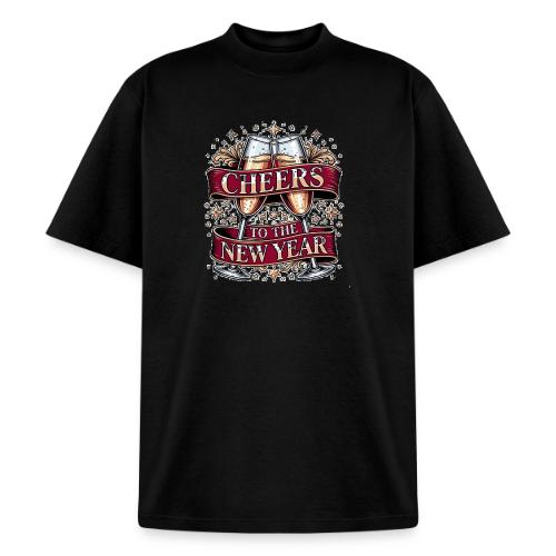 New Year's Champagne T-Shirt - Heavyweight Washed Unisex T-Shirt