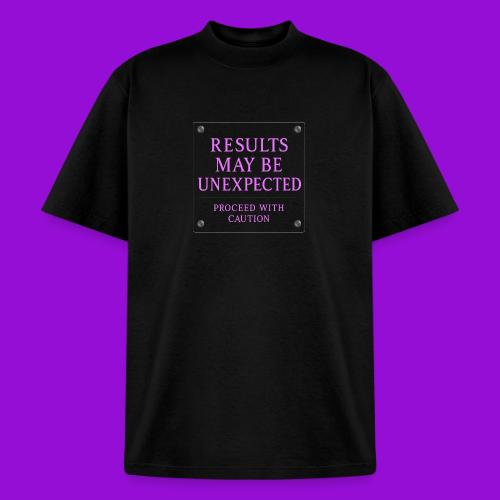 Results - Neon Purple - Heavyweight Washed Unisex T-Shirt