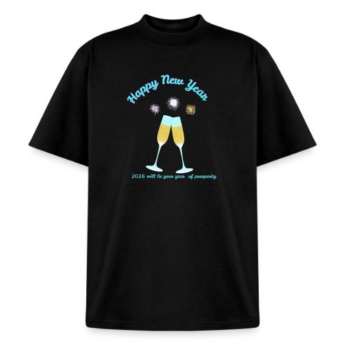 Happy New Year 2026 Prosperity Design - Heavyweight Washed Unisex T-Shirt