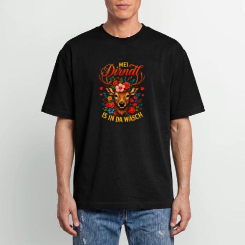 Mei Dirndl is in da Wäsch - Unisex Garment Dyed T-Shirt
