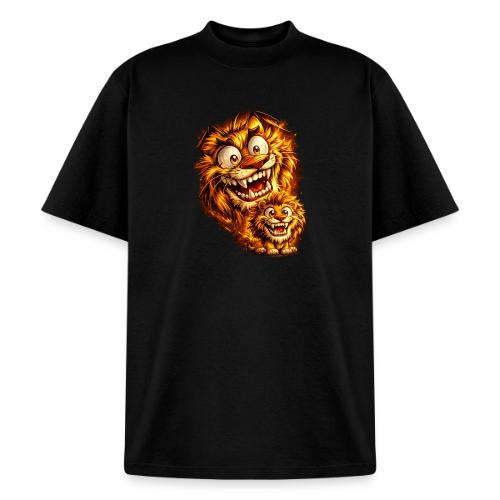 Crazy Double Lion Streetwear - Heavyweight Washed Unisex T-Shirt