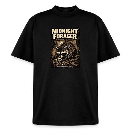 Midnight Forager Raccoon Mushroom Hunter - Heavyweight Washed Unisex T-Shirt