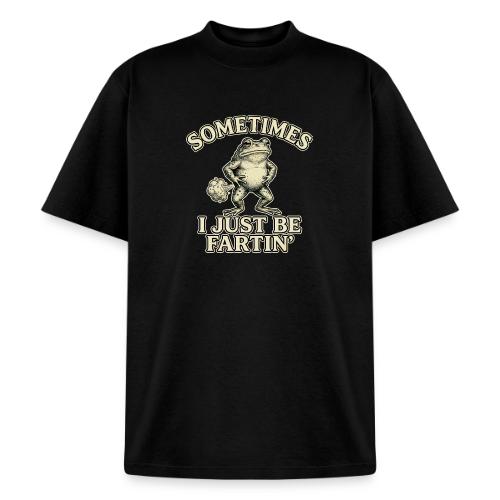 Sometimes I Just Be Fartin Funny Frog Shirt - Heavyweight Washed Unisex T-Shirt