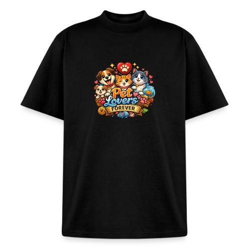 Pet Lover Forever Cute Cats & Dogs - Heavyweight Washed Unisex T-Shirt