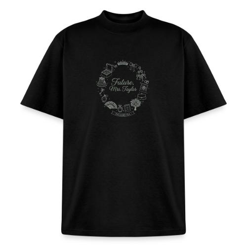 Future Mrs Minimalist Bridal Line Art - Heavyweight Washed Unisex T-Shirt