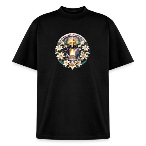 Easter The Tomb Is Empty T Shirt, Christian Gift - Heavyweight Washed Unisex T-Shirt