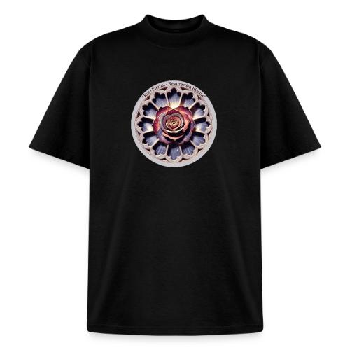 Easter Rose Resurrection T Shirt, Spring Gift - Heavyweight Washed Unisex T-Shirt