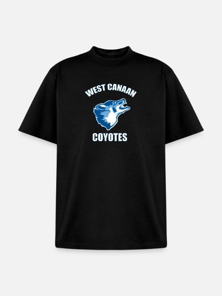 West Canaan Coyotes - Unisex Garment Dyed T-Shirt - black