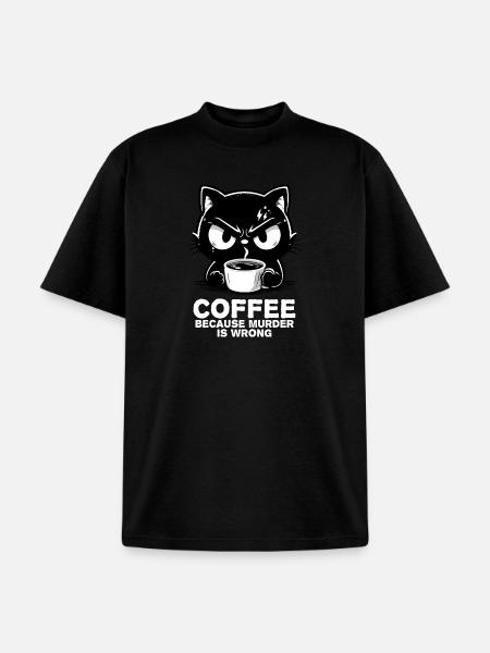 Murder is wrong (dark) - Unisex Garment Dyed T-Shirt - black