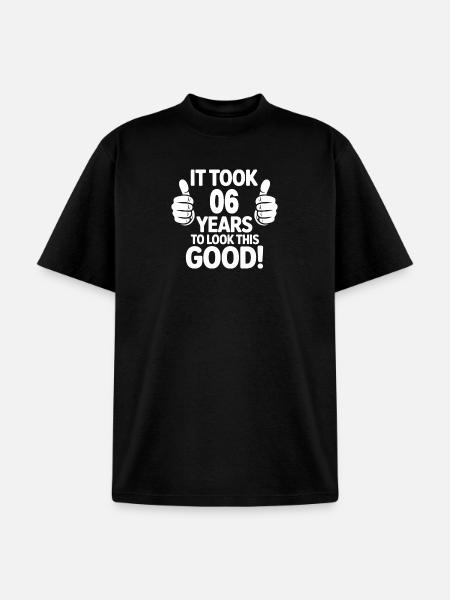 Six Years of Wellbeing Celebration - Unisex Garment Dyed T-Shirt - black
