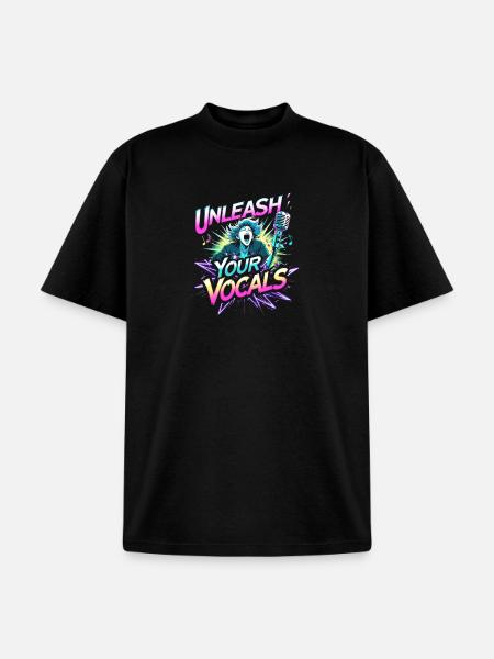 Karaoke Unleash Your Vocals - Unisex Garment Dyed T-Shirt - black