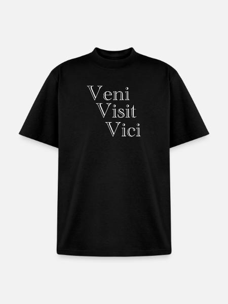 Veni Visit Vici - Unisex Garment Dyed T-Shirt - black