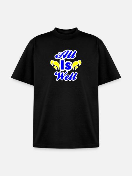 All Is Well - Unisex Garment Dyed T-Shirt - black