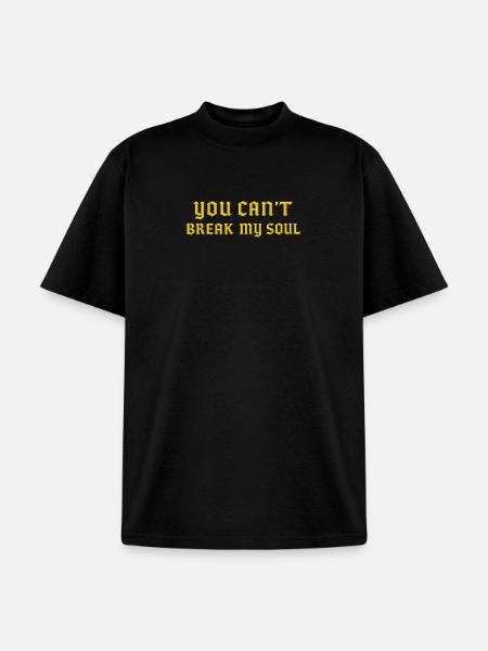 Unbreakable Soul in Gold - Unisex Garment Dyed T-Shirt - black